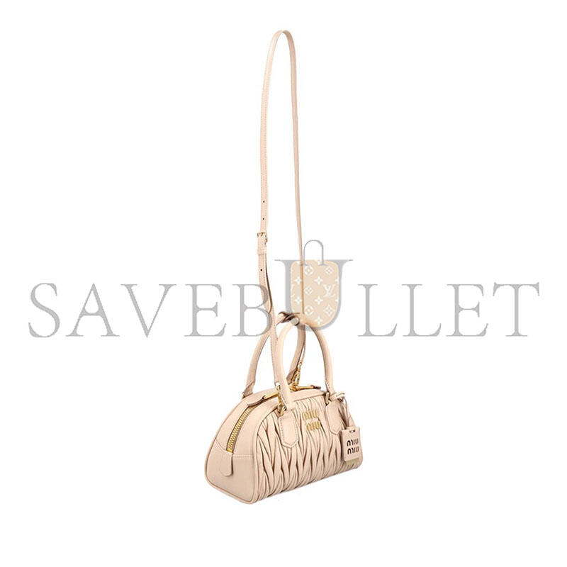 MIU MIU ARCADIE MATELASSÉ NAPPA LEATHER BAG 5BB191 (22*13*10.5cm)